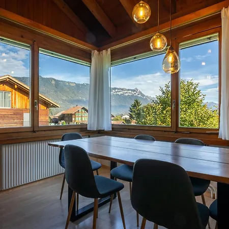 Alpine View With Balcony Near Interlaken Wilderswil Exterior photo
